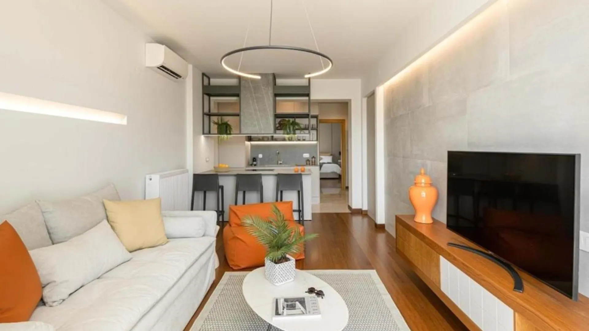 Elegant Mountain-View Apartment Next To Seaside Thessaloníki Grækenland